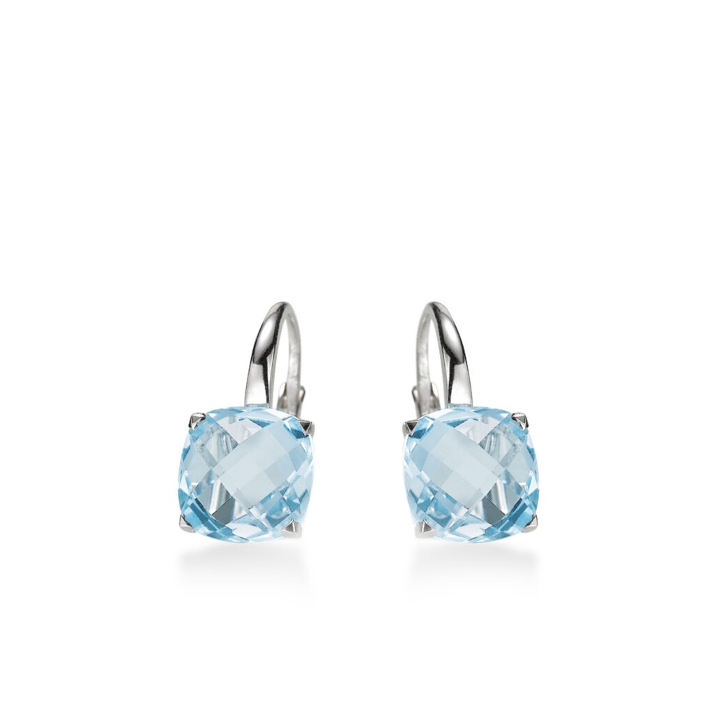 Boucle d oreille topaze