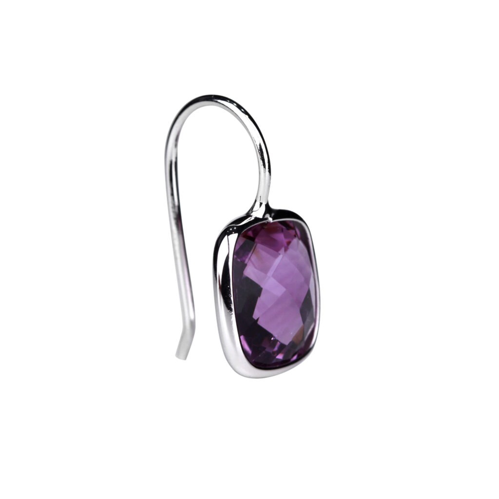 Boucles d'oreilles améthystes