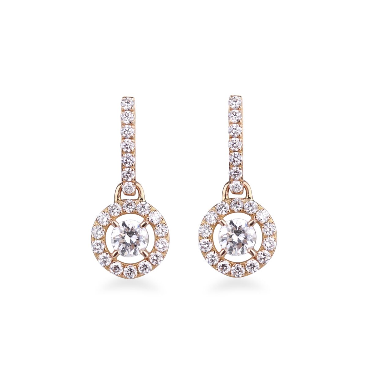 Boucles d'oreilles diamants