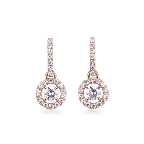 Boucles d'oreilles diamants