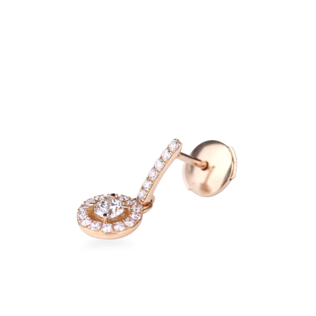 Boucles d'oreilles diamants 