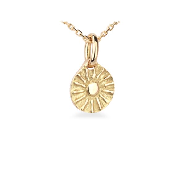 Pendentif soleil or