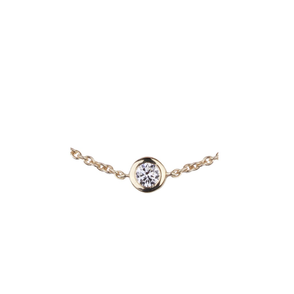 Bracelet or jaune et diamant