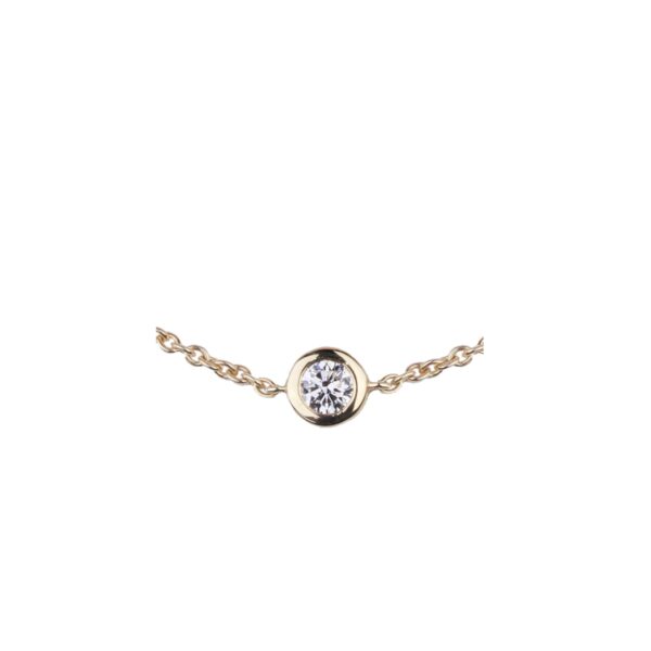 Bracelet or jaune et diamant
