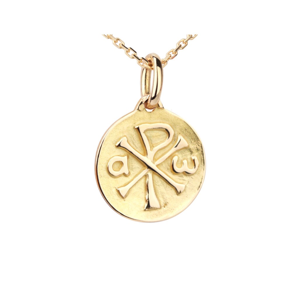 Médaille Chrisme or jaune