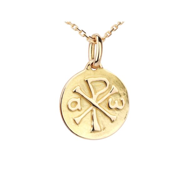 Médaille Chrisme or jaune