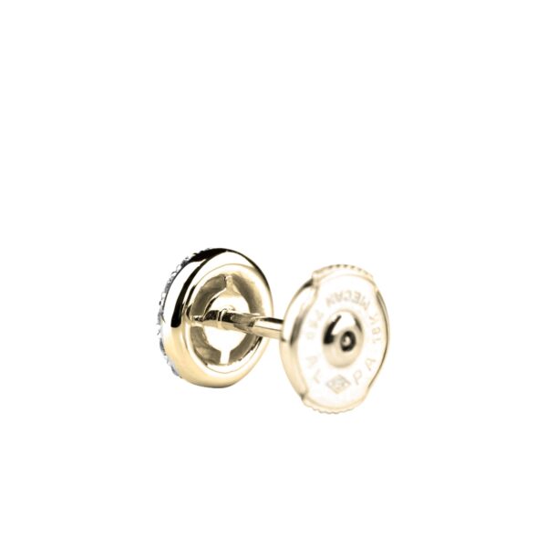 Boucles oreilles diamant or jaune