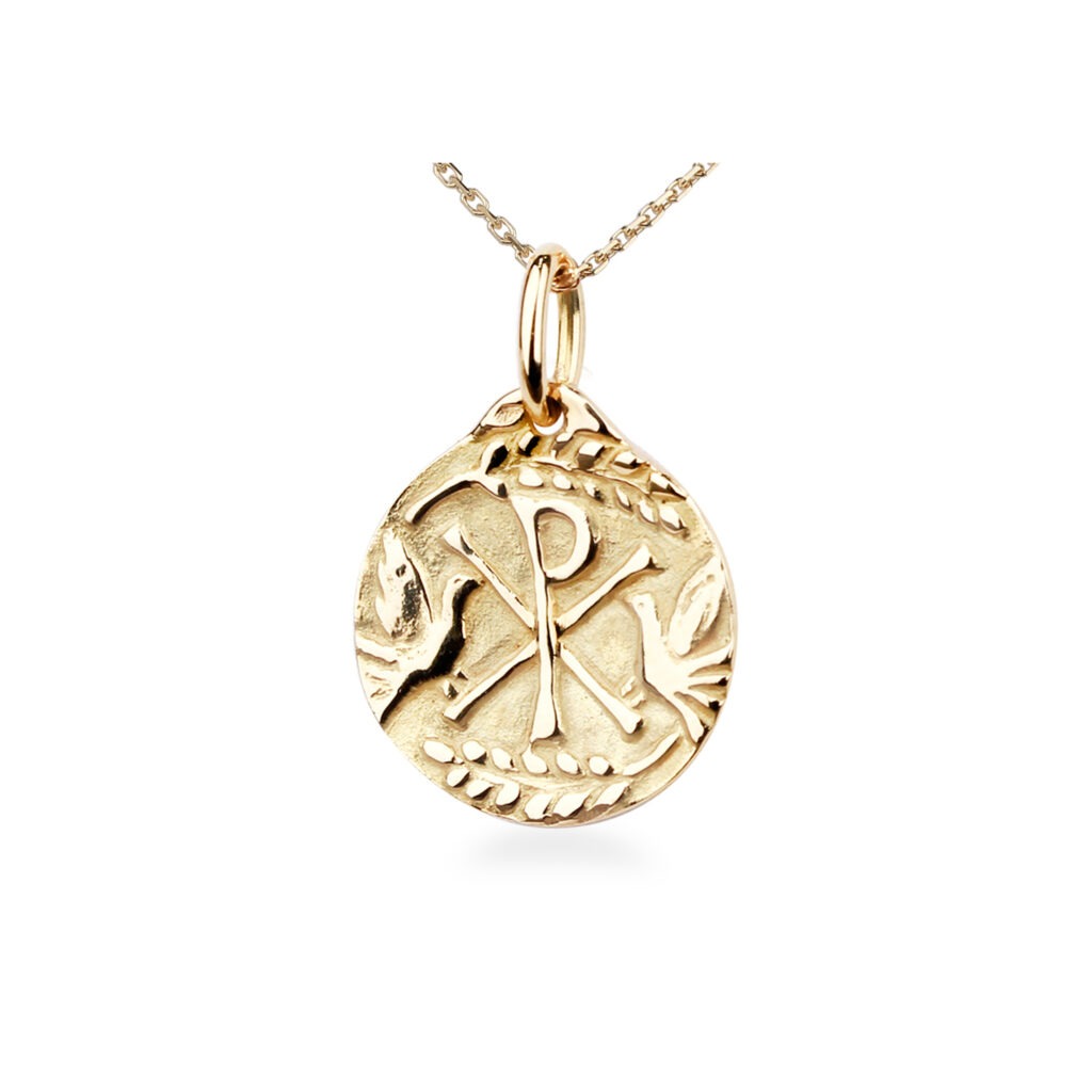 Médaille de baptême chrisme