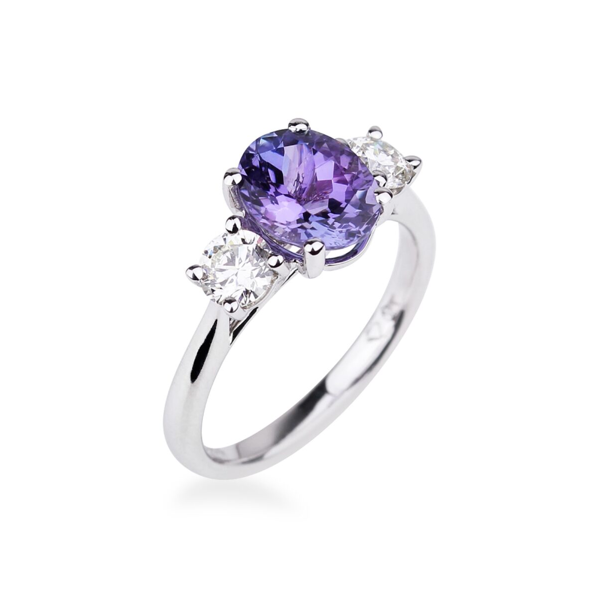 Bague Tanzanite et diamants