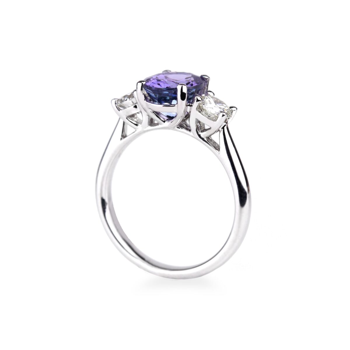 Bague Tanzanite et diamants