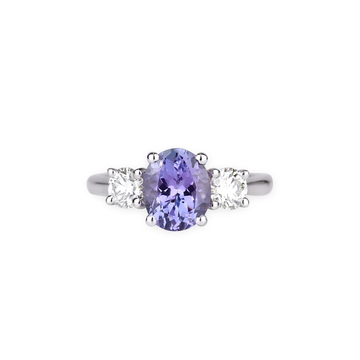 Bague Tanzanite et diamants