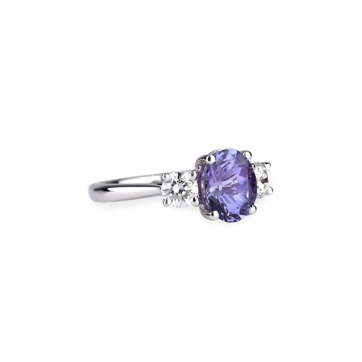 Bague Tanzanite et diamants