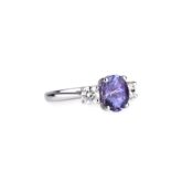 Bague Tanzanite et diamants