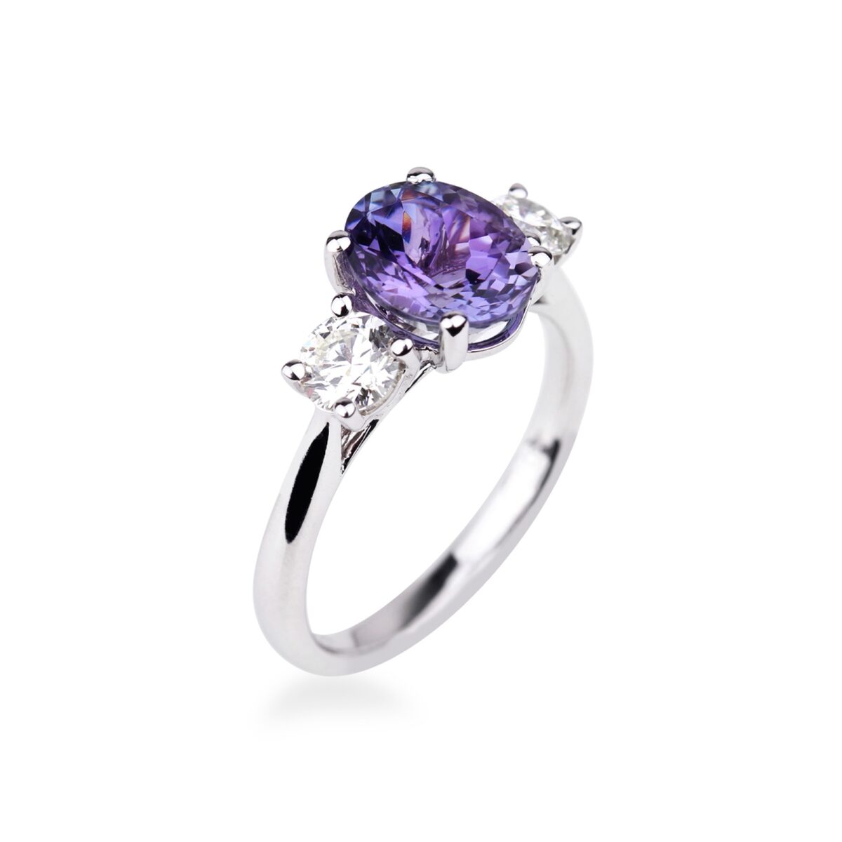 Bague Tanzanite et diamants