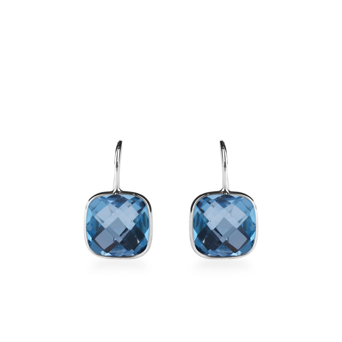 Boucles d'oreilles Topaze blue London