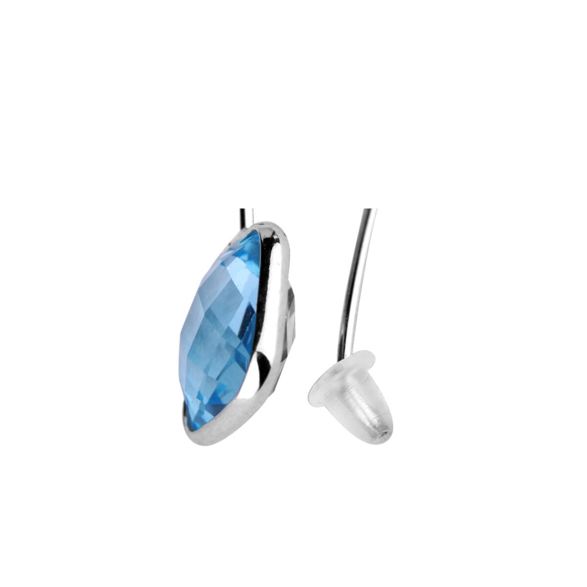 Boucles d'oreilles Topaze blue London