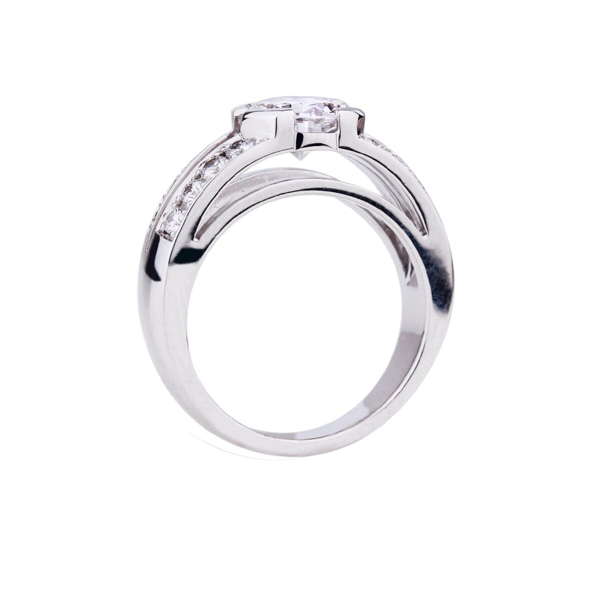 Solitaire diamant rond