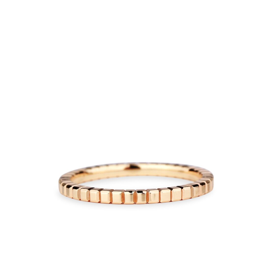 Alliance carrés d'or rose