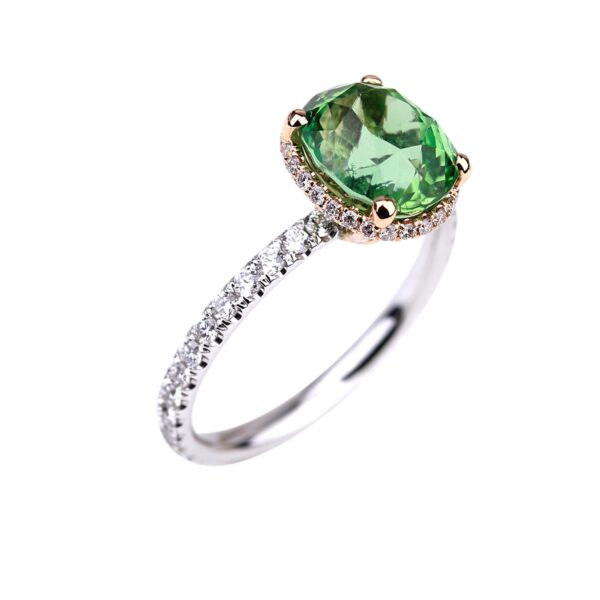 Bague tourmaline verte