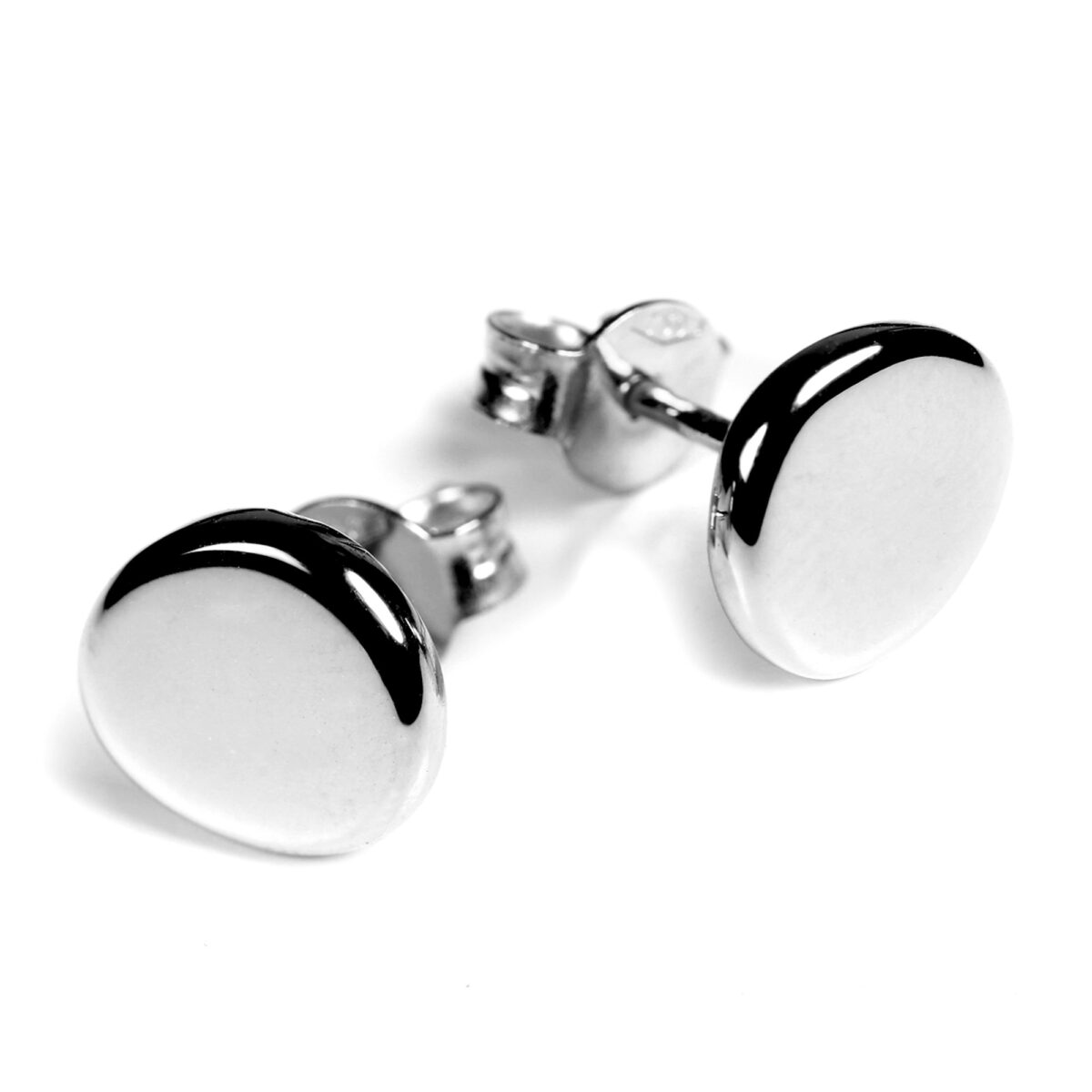 Boucles d'oreilles or blanc