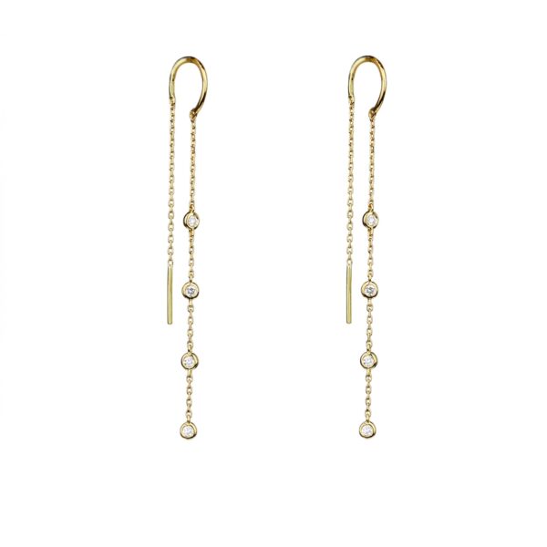 Boucles d'oreilles diamants