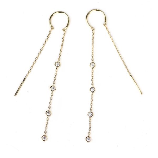 Boucles d'oreilles diamants