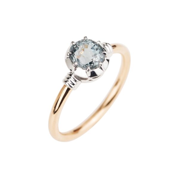 Bague spinelle gris