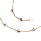 Bracelet or rose et or blanc