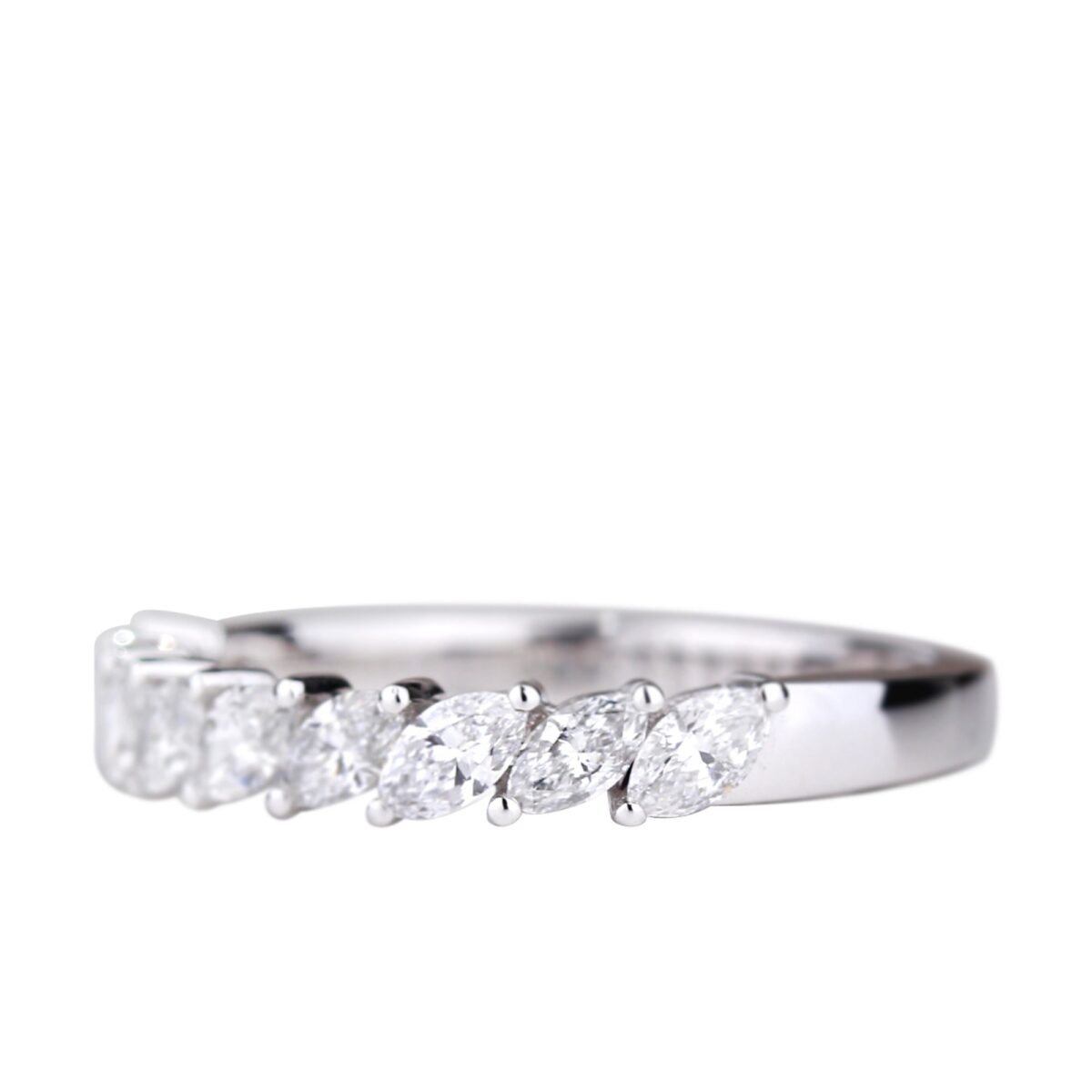 Alliance diamants taille marquise