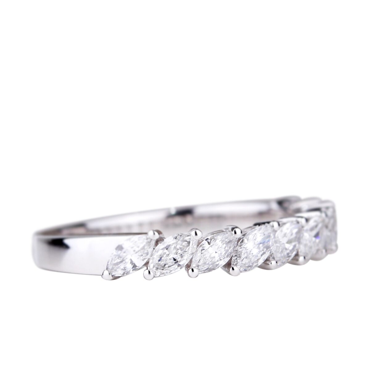 Alliance diamants taille marquise