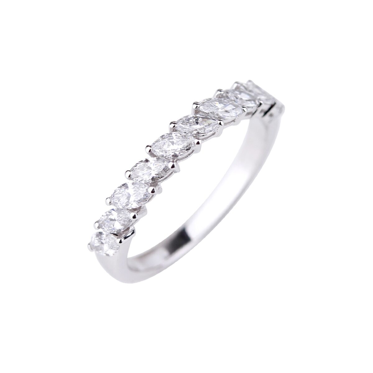 Alliance diamants taille marquise