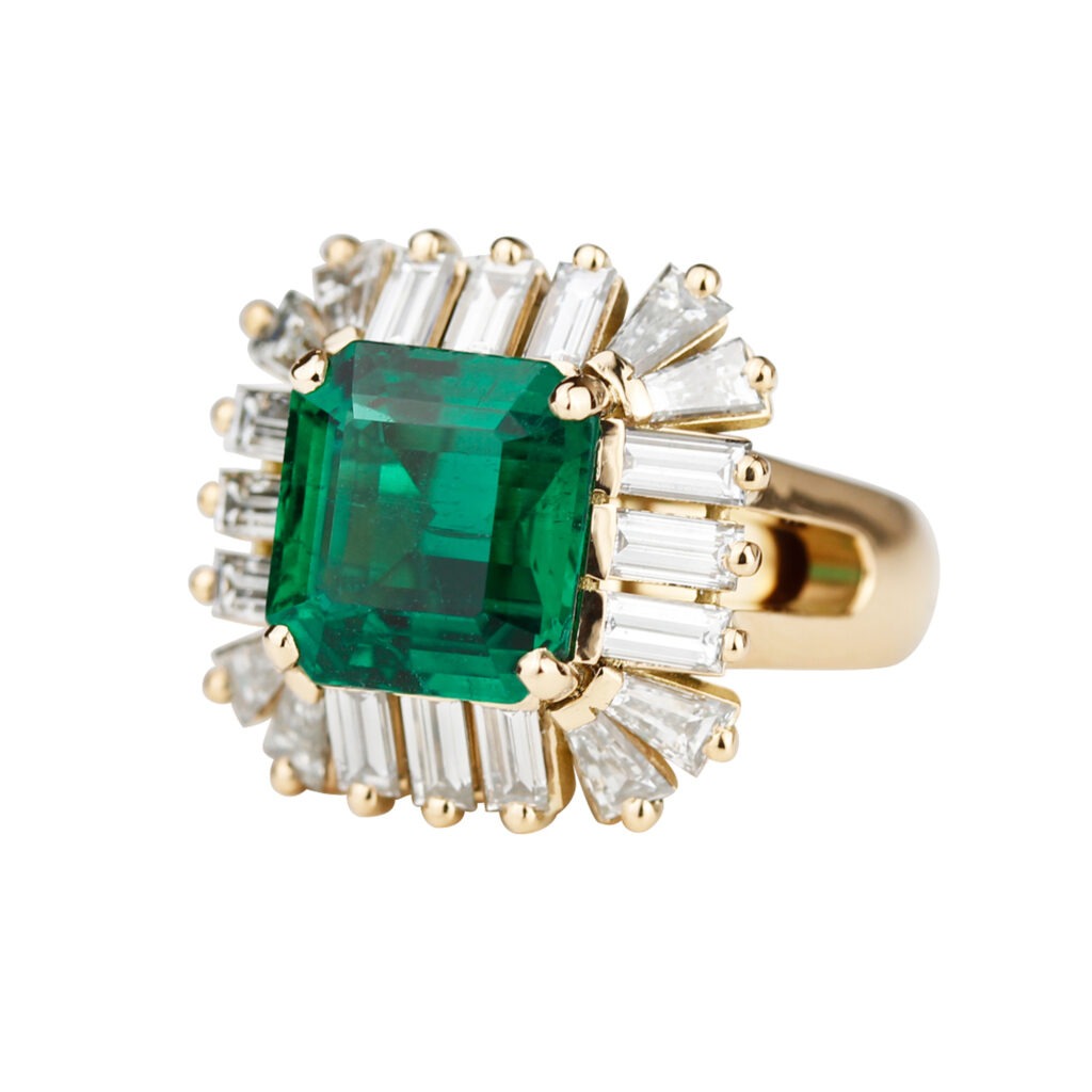 Bague émeraude joaillerie