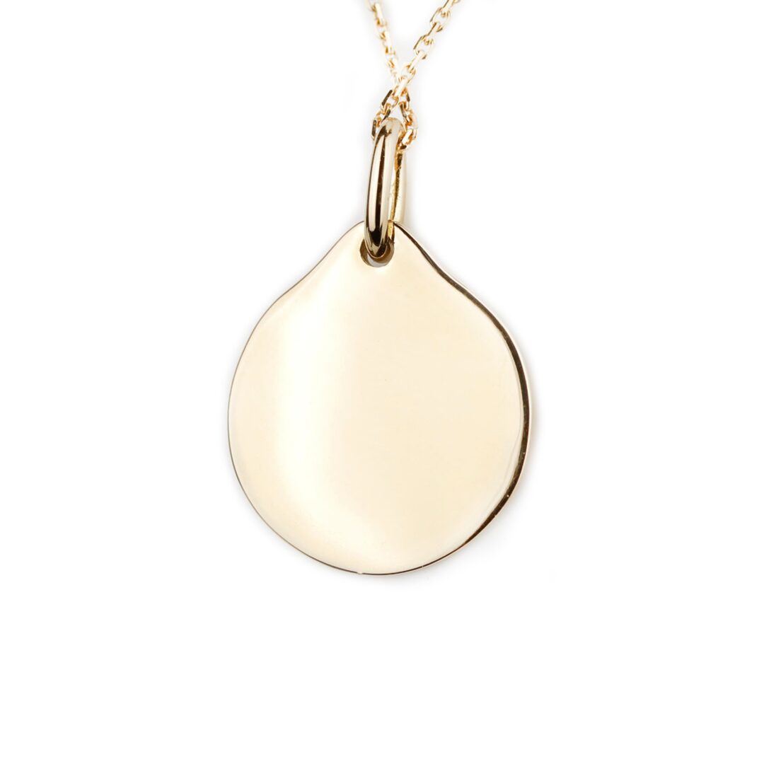 Pendentif fleur en or