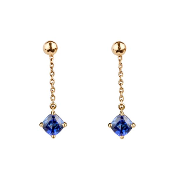 Boucles d'oreilles saphirs