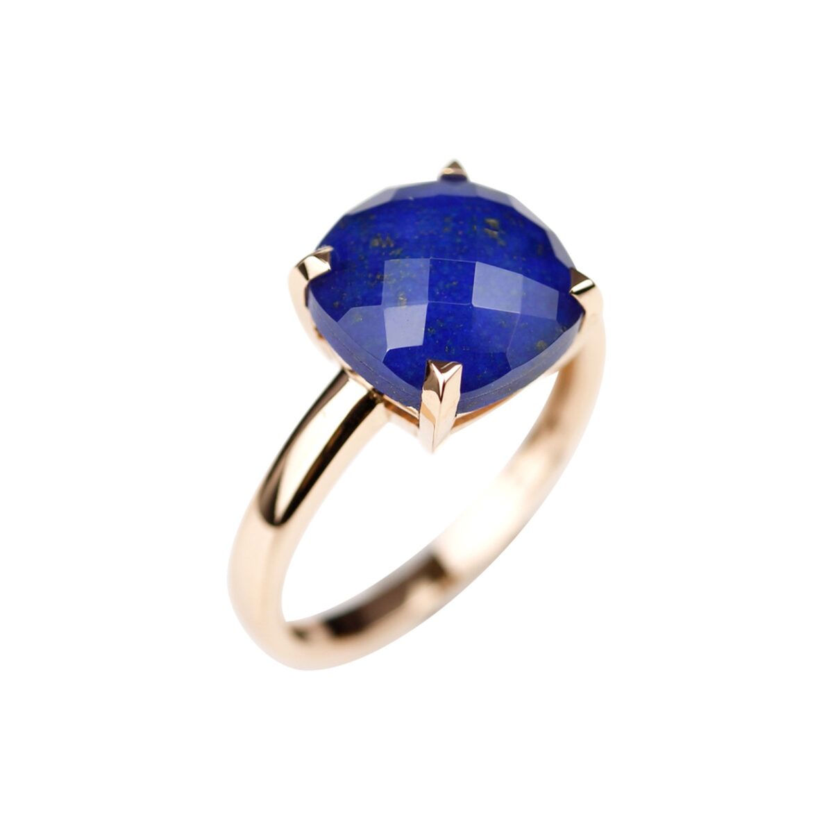 Bague lapis-lazuli & or rose