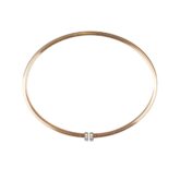 Bracelet diamants or rose