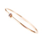 Bracelet diamants or rose