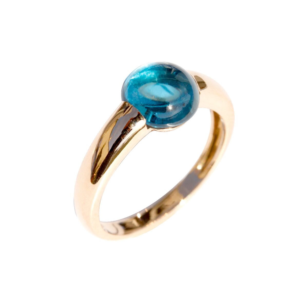 Bague topaze London Blue