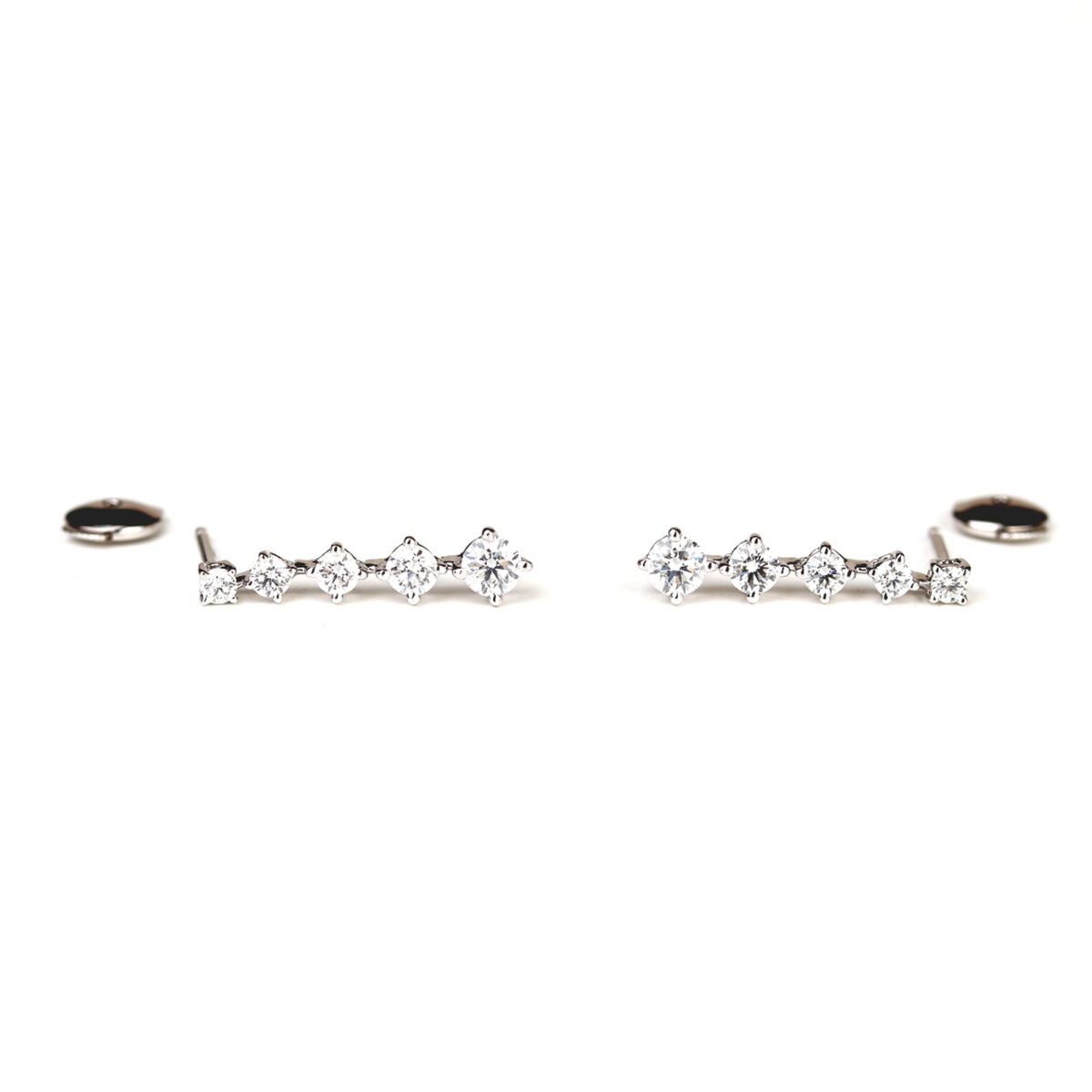 Boucles d'oreilles diamants