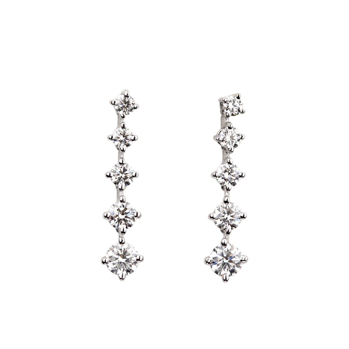 Boucles d'oreilles diamants