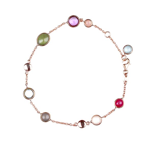 Bracelet pierres de couleur