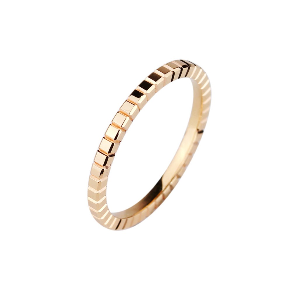 Bague cubes d'or rose
