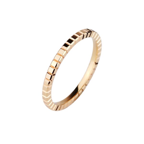Bague cubes d'or rose