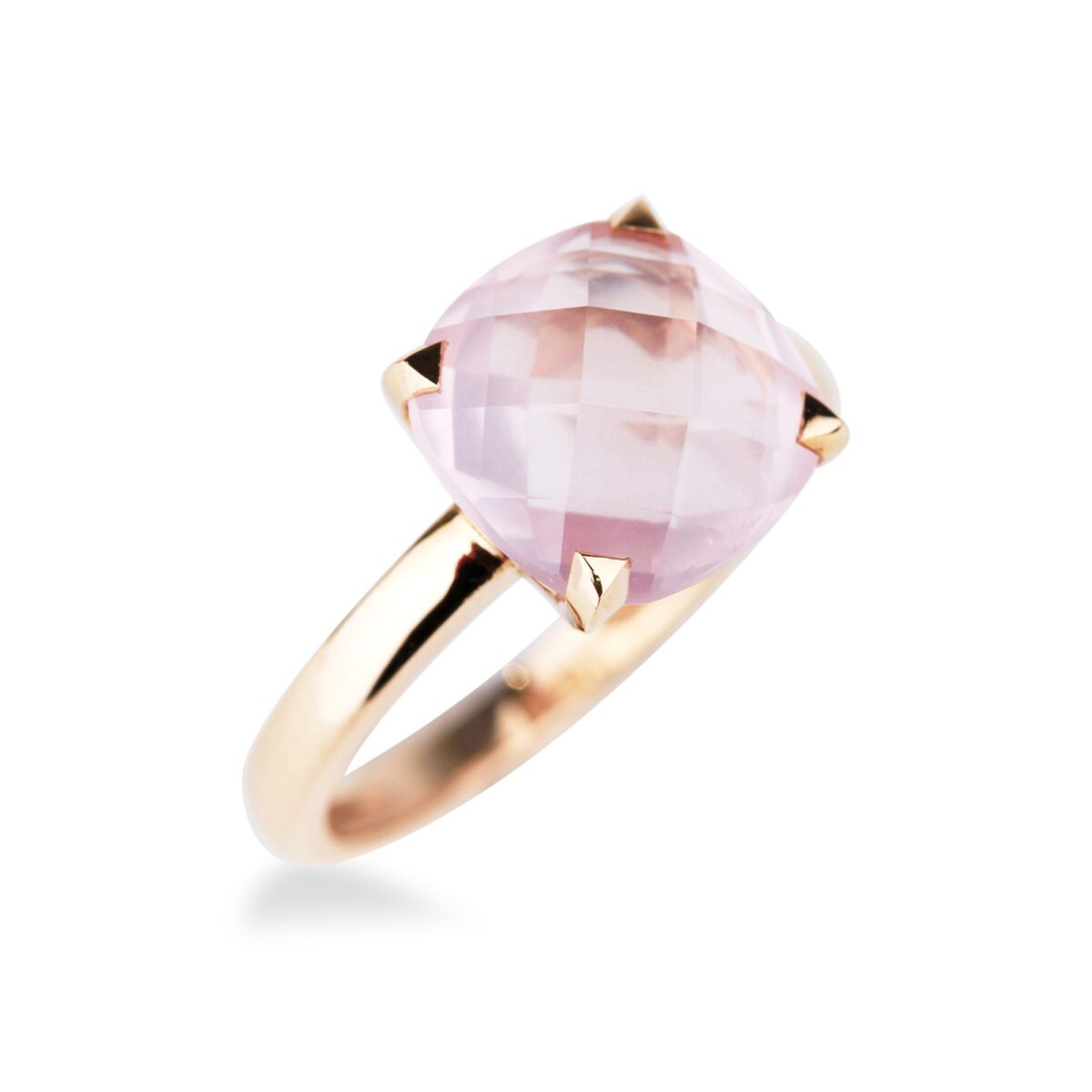 Bague quartz rose