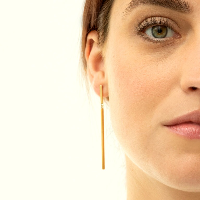 Boucles d'oreilles or jaune