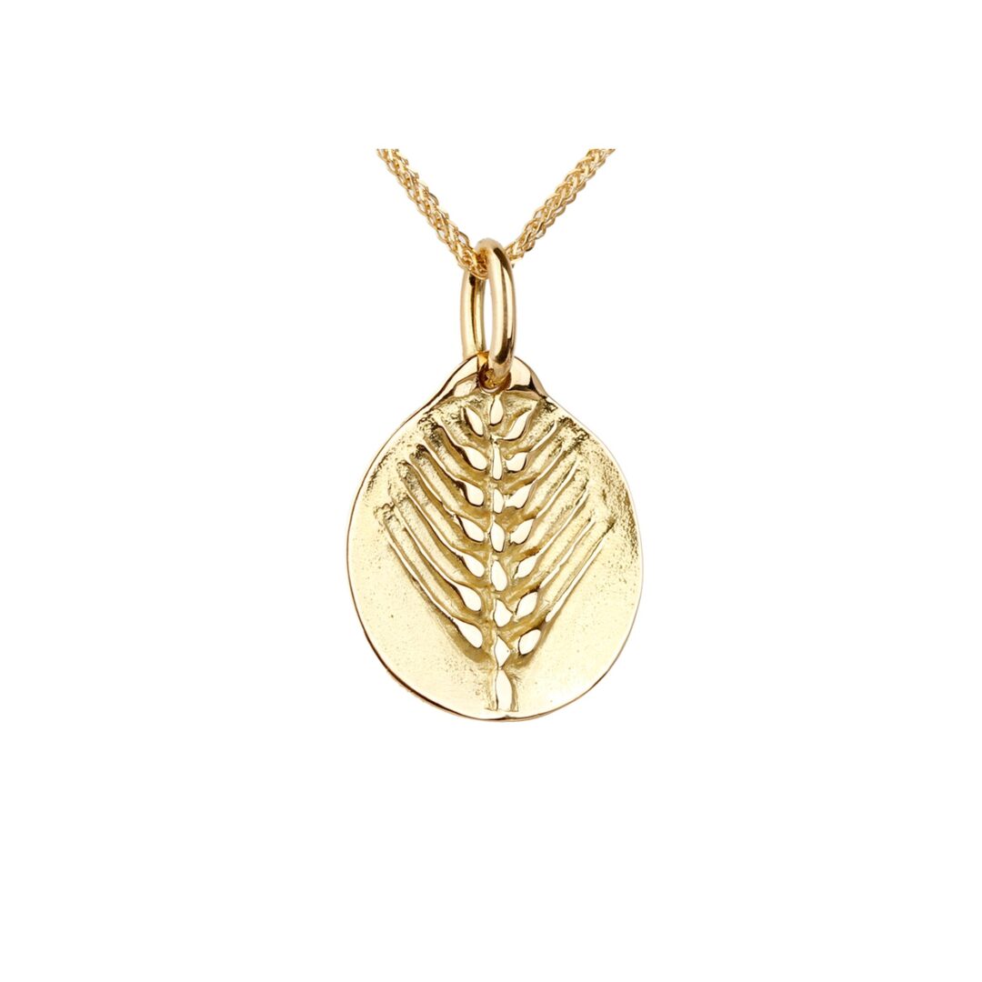 Médaille porte-bonheur or jaune