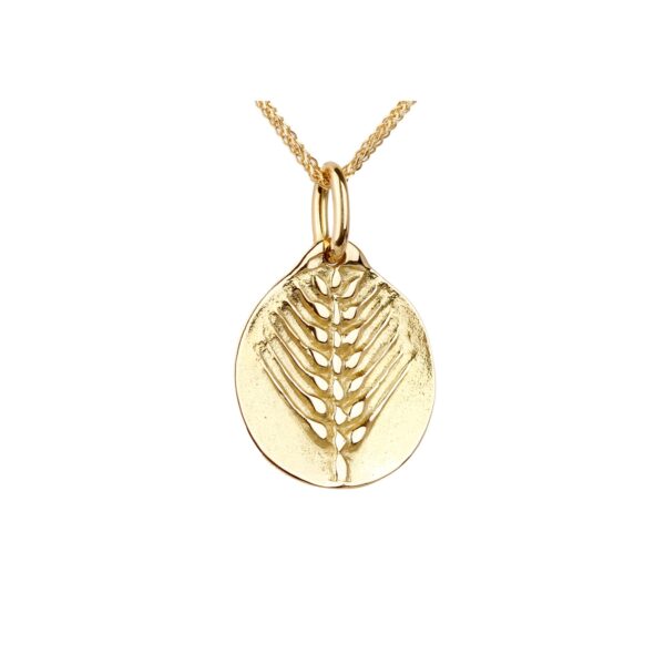 Médaille porte-bonheur or jaune