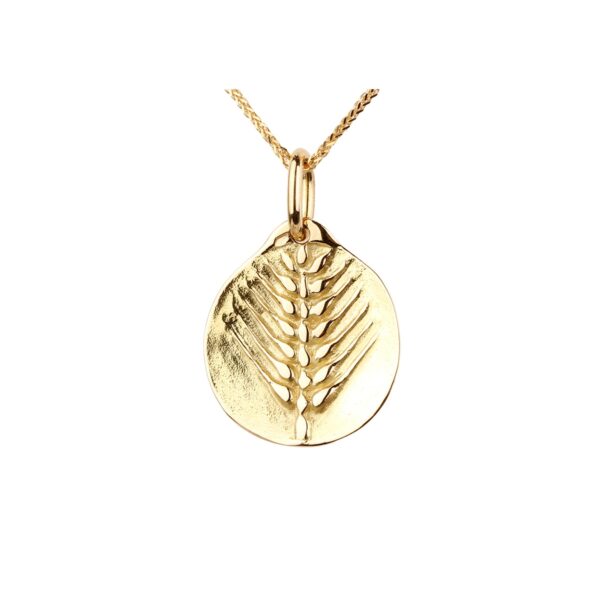 Médaille porte-bonheur or jaune