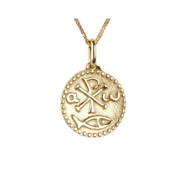 Médaille de baptême chrisme