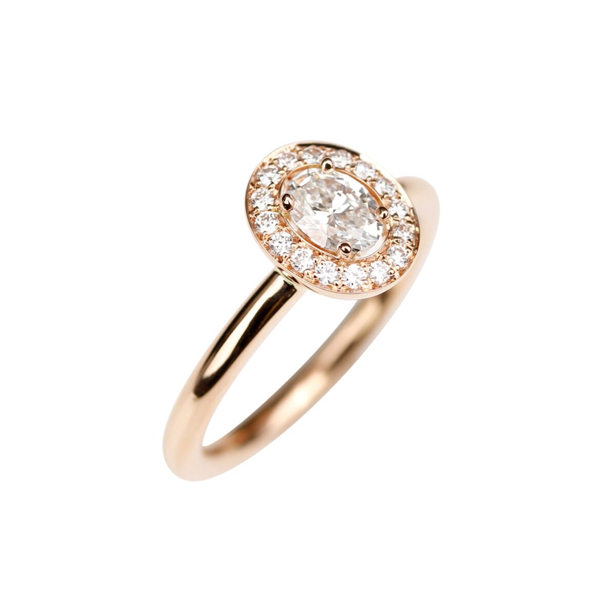 Solitaire diamant fiançailles